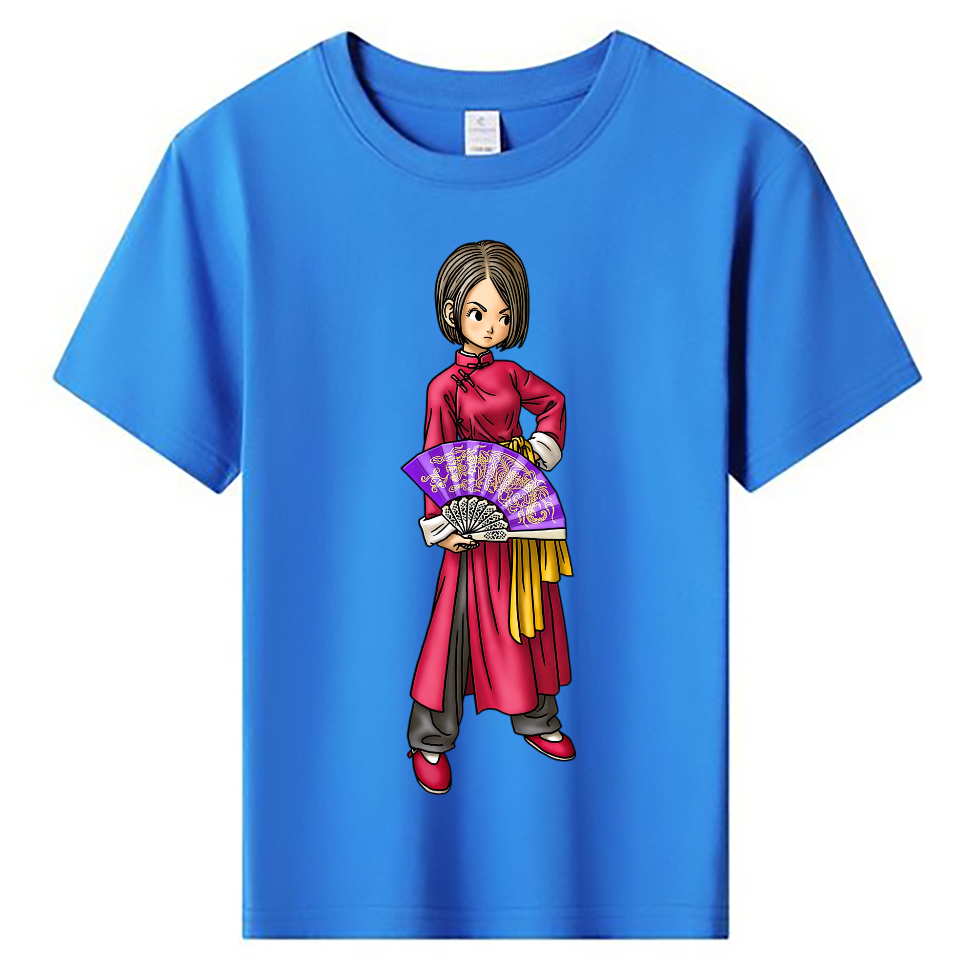 （画像用） ドラゴンクエスト Doragon Kuesuto Dragon Quest 綿100％キッズTシャツ（フロントプリント）